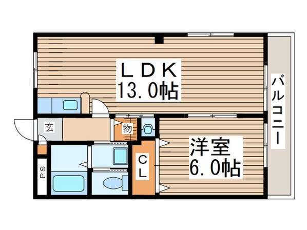 ＵＢＮの物件間取画像